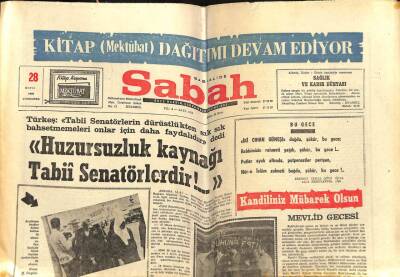 Sabah Gazetesi 28 Mayıs 1969 - Bursada Mahkum Aileleri Yürüyüş Yaptı GZ81100 - 1