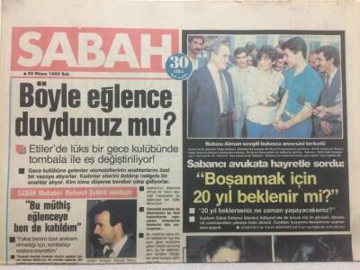Sabah Gazetesi 28 Mayıs 1985 - Ağca Mahkemede Ben İsayım Diye Bağırdı GZ47819 - 1