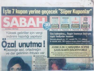Sabah Gazetesi 28 Nisan 1985 - Emel Sayına Ne Oldu? GZ42327 - 1