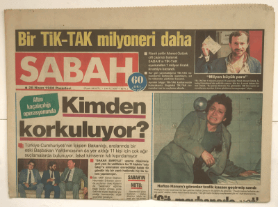 Sabah Gazetesi 28 Nisan 1986 - Amerikalılar Siirtte Petrol Aramaya Başladı GZ5192 - 1