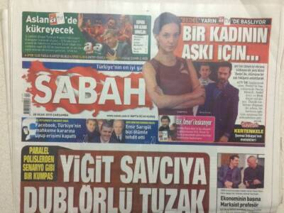 Sabah Gazetesi 28 Ocak 2015 - Paralelden Yiğit Savcıya Dublörlü Tuzak GZ29500 - 1