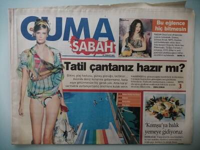 Sabah Gazetesi 28 Temmuz 2006 Şebnemin Şarkıları Çok Ferah -GZ14655 - 1