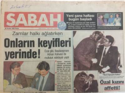 Sabah Gazetesi 29 Aralık 1985 - Onların Keyifleri Yerinde GZ35367 - 1