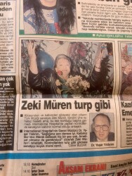 Sabah Gazetesi 29 Ekim 1990 - Kendini Rahatsız Hisseden Zeki Müren Turp Gibi Çıktı - THY Grevinde Anlaşma Umudu GZ155907 - 2