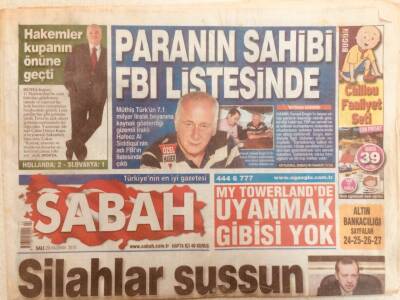 Sabah Gazetesi 29 Haziran 2010 - Silahlar Sussun Ölümler Bitsin GZ40259 - 1