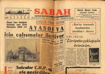 Sabah Gazetesi 29 Kasım 1965 - Aybar Komünist Eserlere Karşı GZ74873 - 1