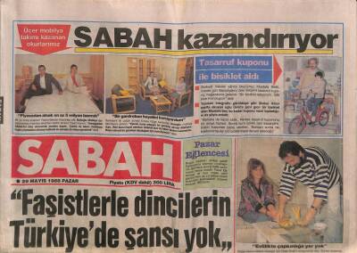 Sabah Gazetesi 29 Mayıs 1988 - Ahu Tuğba Hayati Tehlikeyi Atlattı GZ83176 - 1