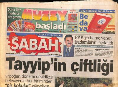 Sabah Gazetesi 29 Nisan 1999 - MHPye Mesaj Türkeşle Mas Tenisi Oynadık GZ109144 - 1