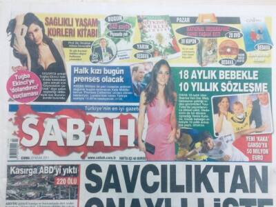 Sabah Gazetesi 29 Nisan 2011 - Esada Türkiyeden Hızlı Reform Kursları GZ40676 - 1