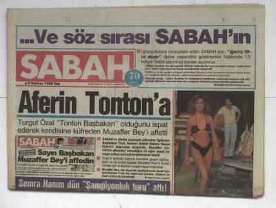 Sabah Gazetesi 3 Haziran 1986 - Marmaris Tıpkı Cannes Gibi GZ8341 - 1