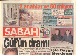 Sabah Gazetesi 3 Kasım 1991 - Kraliçe'den Türk Elçisine Sıcak İlgi - Türkan Sultan Fransa'ya Gitti GZ2569 - Gökçekoleksiyon