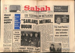 Sabah Gazetesi 3 Mart 1968 - Fenerbahçe'nin Şampiyonluk Vizesi Galatasaray'ın Elinde - Metin Oktay Fenerbahçe'ye 15 Gol Attı GZ150171 - 2