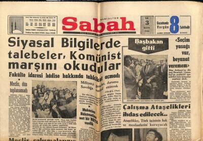 Sabah Gazetesi 3 Mayıs 1966 - Çalışma Ataşelikleri İhdas Edildi GZ63886 - 1