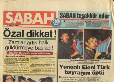 Sabah Gazetesi 3 Mayıs 1985 - Selami Şahin Hamile Bıraktığı Didem İle Evlendi GZ115758 - 1