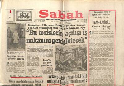 Sabah Gazetesi 3 Temmuz 1969 - Bomba Sanığı Komünistler Toplam 75 Yıl Hüküm Giydi GZ64240 - 2