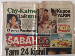 Sabah Gazetesi 3 Temmuz 1995 - Mecliste T.C. Yasağı Önergede Türkiye Cumhuriyeti Yerine T.C.Yazılmasın GZ13060 - 1
