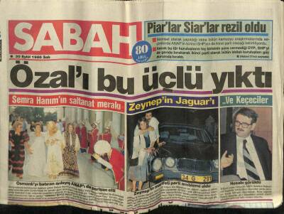 Sabah Gazetesi 30 Eylül 1986 - Doğum Günü Hediyesi GZ56654 - 1
