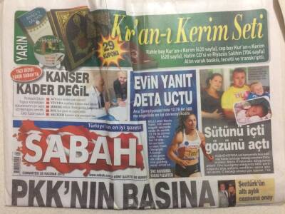 Sabah Gazetesi 30 Haziran 2012 - Milli Atlet Nevin Yanıt Resmen Uçtu GZ29534 - 1