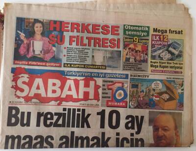 Sabah Gazetesi 30 Kasım 1995 - Milletvekilleri 10 Ay Daha Maaş Almanın Derdine Düştü GZ18530 - 1