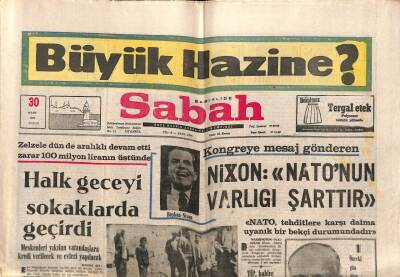 Sabah Gazetesi 30 Mart 1969 - Kutadgu Biligin 900. Yılı Kutlandı GZ80713 - 1