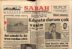 Sabah Gazetesi 30 Ocak 1966 - Kıbrısta Durum Çok Vahim GZ64067 - 2