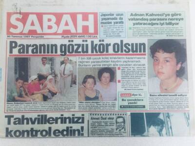 Sabah Gazetesi 30 Temmuz 1987 - Fenerbahçe Başkanı Özalın Elini Öptü GZ40527 - 1