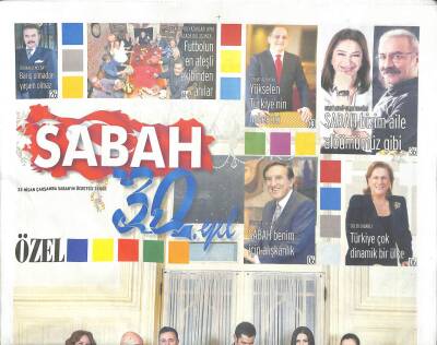 Sabah Gazetesi 30. Yıl Eki 22 Nisan 2015 - Güler SabancıTürkiye Dinamik Bir Ülke GZ104694 - 1