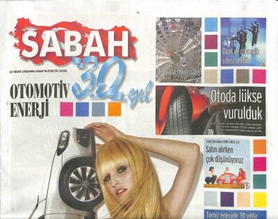 Sabah Gazetesi 30. Yıl Eki 22 Nisan 2015 - Otomobil Uçar Gider GZ104688 - 1