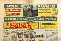 Sabah Gazetesi 31 Aralık 1976 - Necip Fazıl Kısakürek Yazıyor Ulu Hakan Abdülhamit GZ64009 - 2