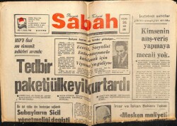Sabah Gazetesi 31 Ocak 1980 - Rusyayı Kınayan Karar Tasarısı Kabul Edildi GZ64060 - 2
