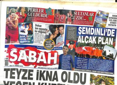 Sabah Gazetesi 31 Temmuz 2012 - Şemdinlide Alçak Plan GZ107307 - 1