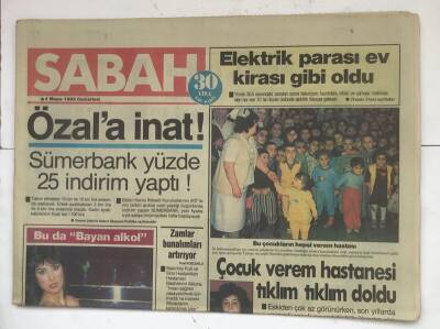 Sabah Gazetesi 4 Mayıs 1985 - Sümerbank Yüzde 25 İndirim Yaptı ! GZ8415 - 1
