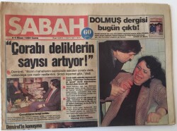 Sabah Gazetesi 4 Nisan 1986 - Gönül Yazar Her Gün İkidefa Yıkanıyor GZ16005 - 1