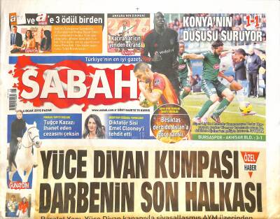 Sabah Gazetesi 4 Ocak 2015 - Tuğçe Kazaz İhanet Eden Cezasını Çeksin - Kilis Sınırında Bir Astsubay Kayboldu GZ125701 - 1