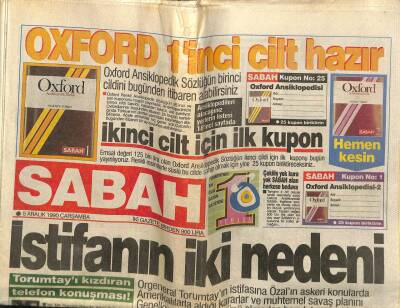Sabah Gazetesi 5 Aralık 1990 - Doğum Günü Hediyesi GZ56599 - 1