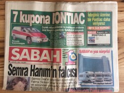 Sabah Gazetesi 5 Mayıs 1991 - Çukurca Kampında Kolera Salgını GZ72888 - 1