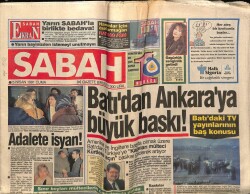 Sabah Gazetesi 5 Nisan 1991 - Batıdan Ankaraya Büyük Baskı ! GZ62862 - 1