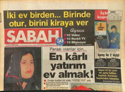 Sabah Gazetesi 5 Ocak 1986 - Aziz Nesin İdeal Kadını Anlattı - Fenerbahçeli Selçuk Çocukluk Aşkı Pıtırcık İle Yarın Evleniyor GZ127826 - 1