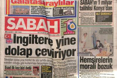 Sabah Gazetesi 5 Şubat 1991 - Doğum Günü Hediyesi GZ55891 - 1