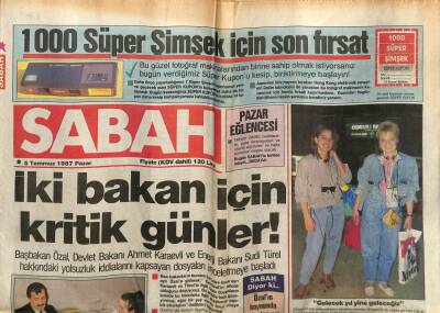 Sabah Gazetesi 5 Temmuz 1987 - Türk Erkekleri Neden Bu Kadar Kıskanç GZ61509 - 1