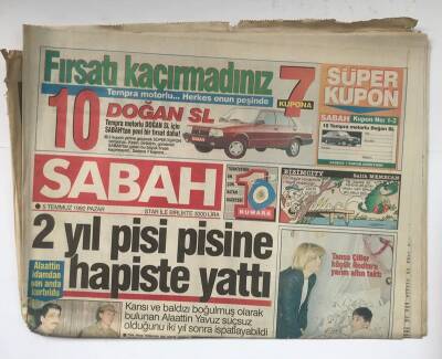 Sabah Gazetesi 5 Temmuz 1992 - Barışla Son Randevu 4 Yıldır TRTde Yayınlanan 7den 77ye Bugün Bitiyor GZ8666 - 1