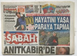 Sabah Gazetesi 5 Temmuz 2010 - Lübnanlı Şiillerin Lideri Fadlallah Öldü GZ5633 - 1