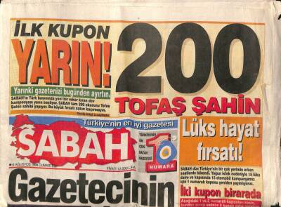 Sabah Gazetesi 6 Ağustos 1994 - TRTde Açıkoturum Komedisi Yaşandı - NATO Uçakları Sırp Mevzilerini Vurdu GZ98309 - 1