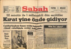 Sabah Gazetesi 6 Haziran 1966 - Kırat Yine Önde Gidiyor - Rusya'da 2 Yazar Daha Rejimin Hışmına Uğradı GZ160444 - Gökçekoleksiyon