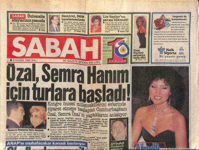 Sabah Gazetesi 6 Kasım 1990 - CBSin Haberi Saddamın Atom Bombası Hazır GZ83520 - 1