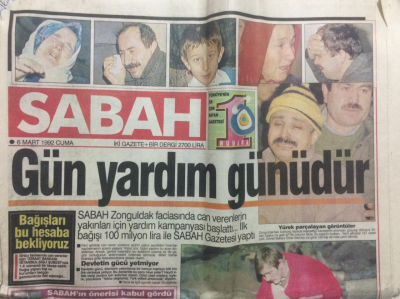 Sabah Gazetesi 6 Mart 1992 - Özal Ve YılmazOcaklar Kapatılsın GZ27391 - 1