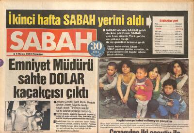 Sabah Gazetesi 6 Mayıs 1985 - Demir Yumruklu Ajan Zortek, Jane Fonda, James Bond Çizgi Roman, Emel Sayın, Mustafa Topaloğlu Leyla Somer GZ126505 - 1