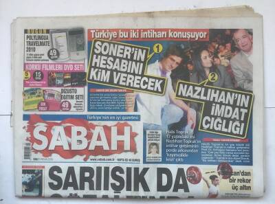 Sabah Gazetesi 6 Nisan 2010 - Türkiye Bu İki İntiharı Konuşuyor GZ7449 - 1