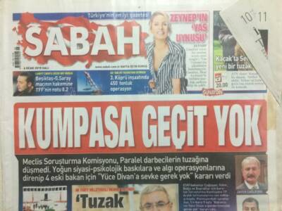 Sabah Gazetesi 6 Ocak 2015 - Kumpasa Geçit Yok GZ29530 - 1