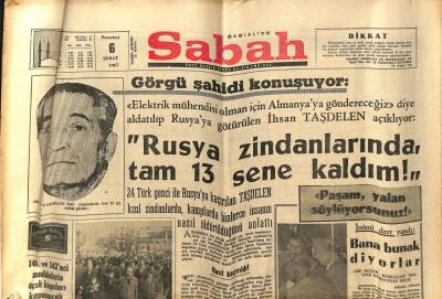 Sabah Gazetesi 6 Şubat 1967 - Cevat Rıfat Dün Toprağa Verildi GZ77352 - 1